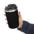Recycled stainless steel travel mug (400 ml) Chiara FullGadgets.com