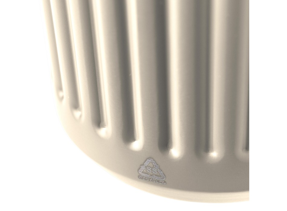 Recycled stainless steel travel mug (400 ml) Chiara FullGadgets.com