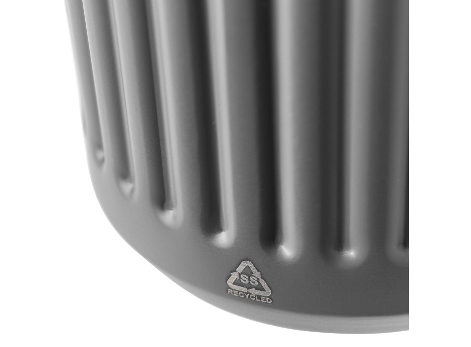 Recycled stainless steel travel mug (400 ml) Chiara FullGadgets.com