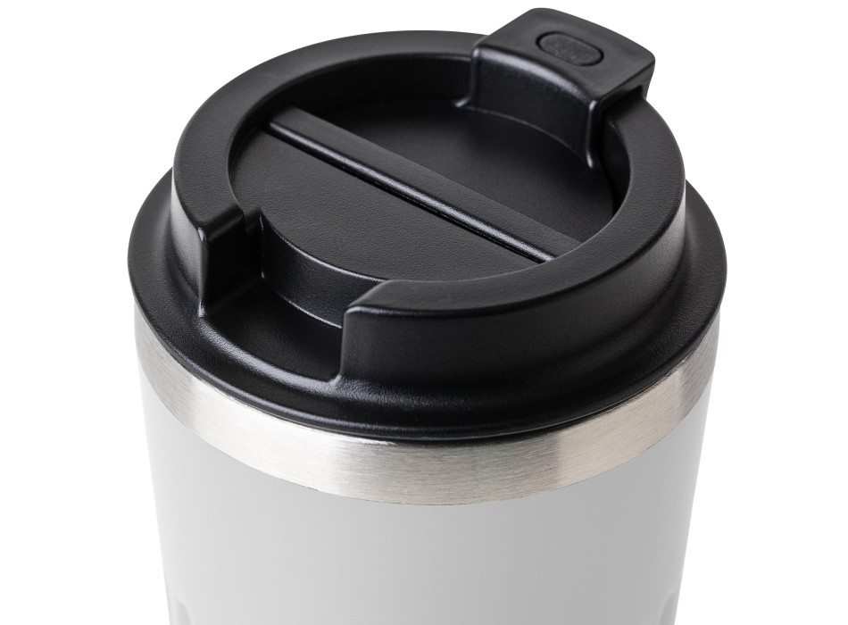 Recycled stainless steel travel mug (400 ml) Chiara FullGadgets.com
