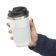 Recycled stainless steel travel mug (400 ml) Chiara FullGadgets.com