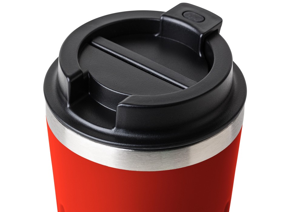 Recycled stainless steel travel mug (400 ml) Chiara FullGadgets.com