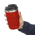 Recycled stainless steel travel mug (400 ml) Chiara FullGadgets.com