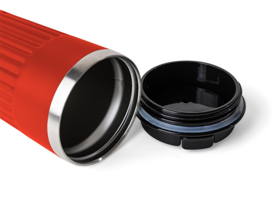 Recycled stainless steel travel mug (400 ml) Chiara FullGadgets.com
