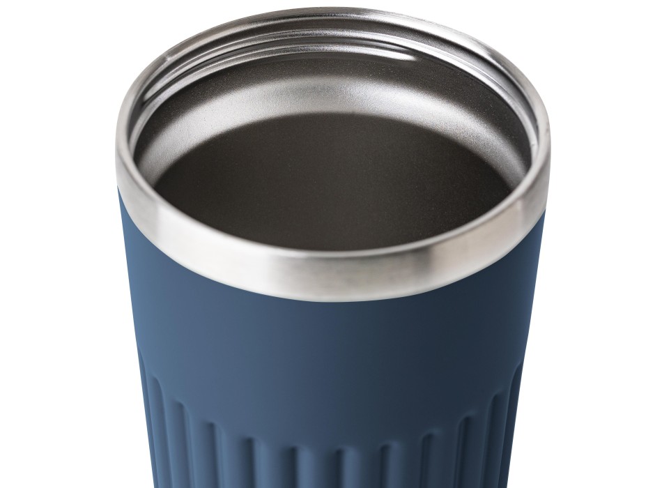 Recycled stainless steel travel mug (400 ml) Chiara FullGadgets.com