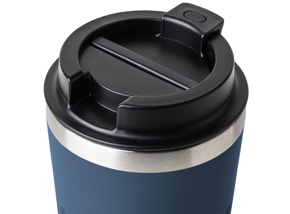 Recycled stainless steel travel mug (400 ml) Chiara FullGadgets.com
