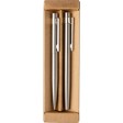 Recycled stainless steel writing set Fritz FullGadgets.com