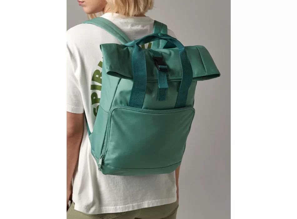 Recycled Twin Handle Roll-Top Backpack FullGadgets.com