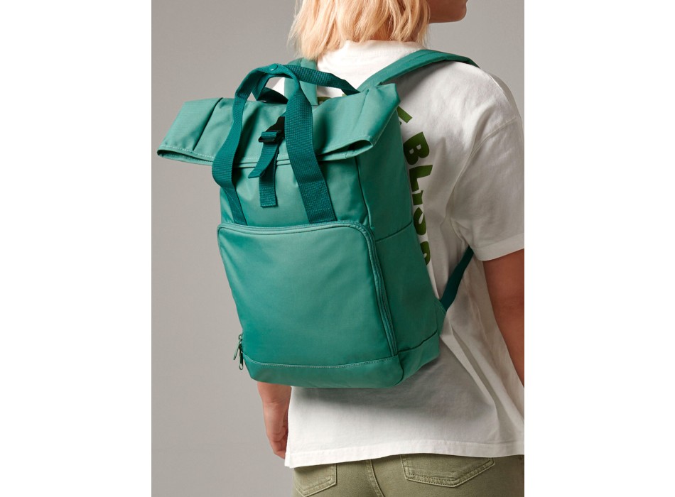 Recycled Twin Handle Roll-Top Backpack FullGadgets.com
