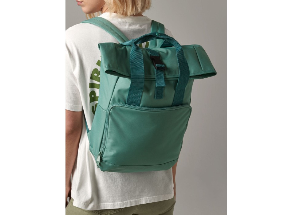 Recycled Twin Handle Roll-Top Backpack FullGadgets.com