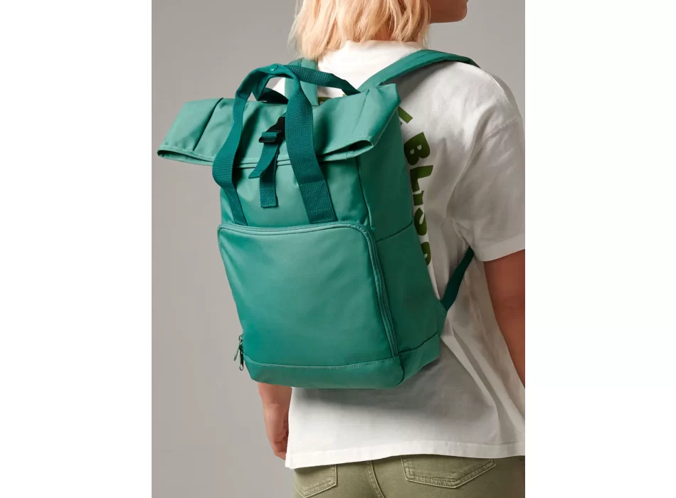 Recycled Twin Handle Roll-Top Backpack FullGadgets.com