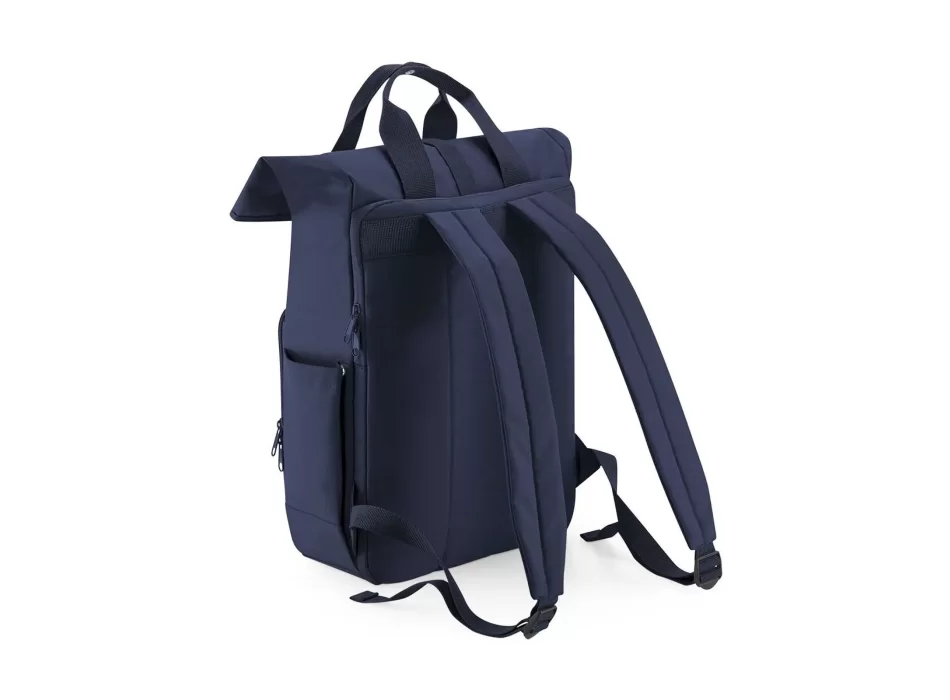 Recycled Twin Handle Roll-Top Laptop Backpack FullGadgets.com