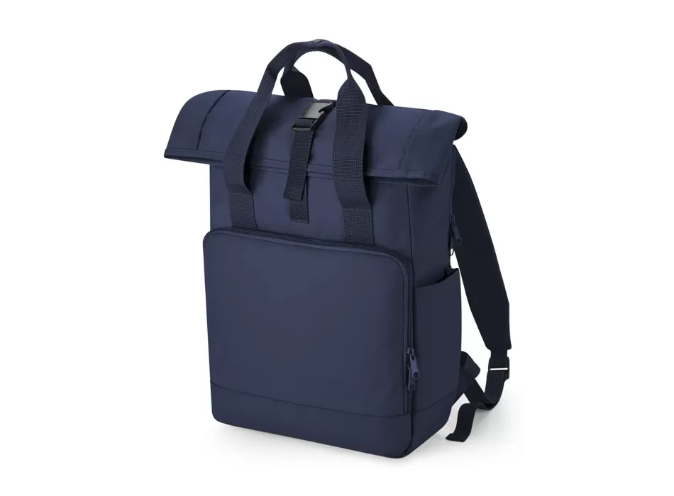 Recycled Twin Handle Roll-Top Laptop Backpack FullGadgets.com