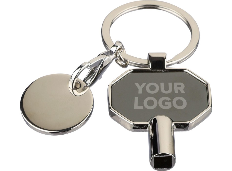 Recycled zinc alloy radiator bleed keychain Mara FullGadgets.com