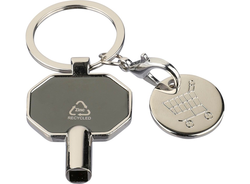 Recycled zinc alloy radiator bleed keychain Mara FullGadgets.com