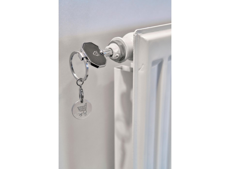 Recycled zinc alloy radiator bleed keychain Mara FullGadgets.com