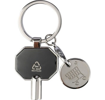 Recycled zinc alloy radiator bleed keychain Mara FullGadgets.com