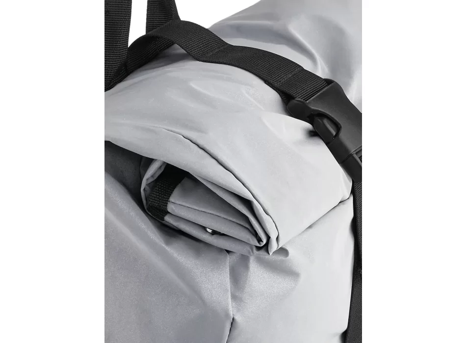 Reflective Roll-Top Backpack FullGadgets.com