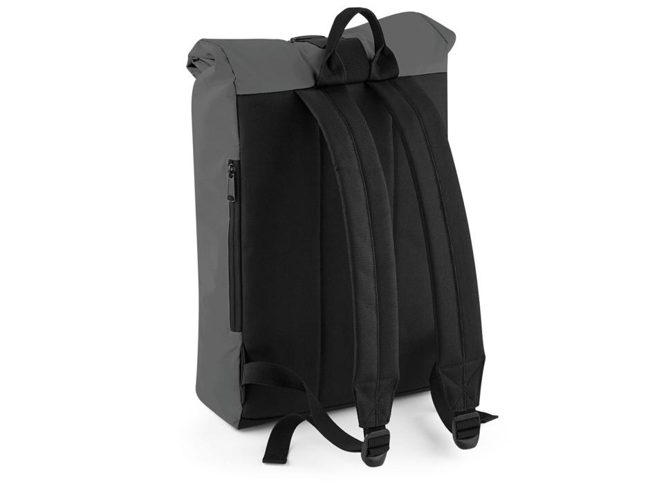 Reflective Roll-Top Backpack FullGadgets.com