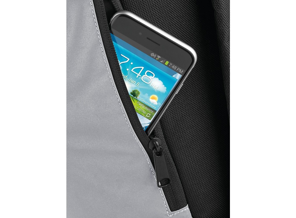 Reflective Roll-Top Backpack FullGadgets.com