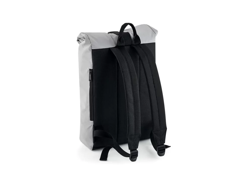 Reflective Roll-Top Backpack FullGadgets.com