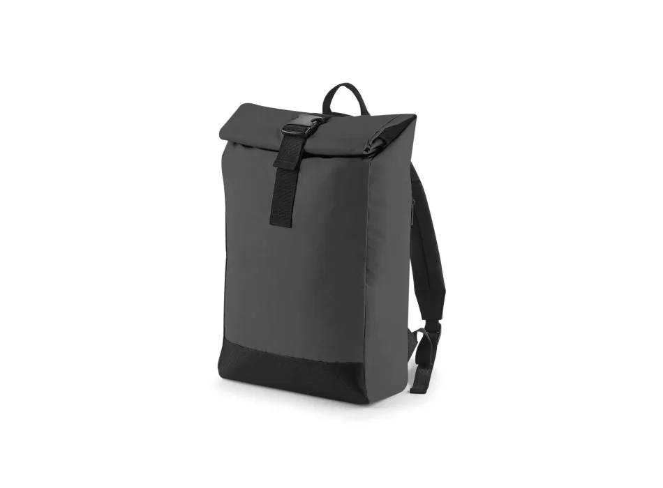 Reflective Roll-Top Backpack FullGadgets.com