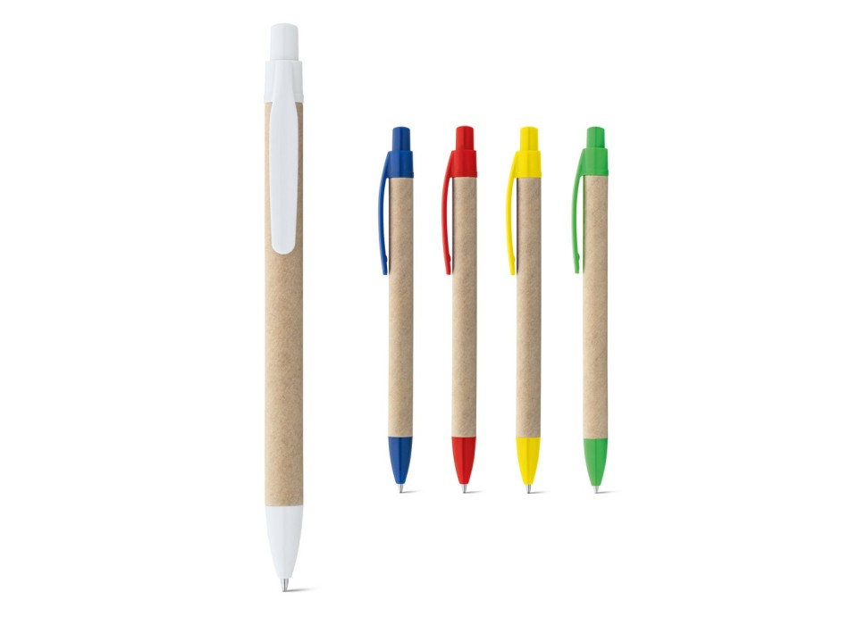 REMI. Penna a sfera realizzata al 100% con carta riciclata, dotata di clip FullGadgets.com