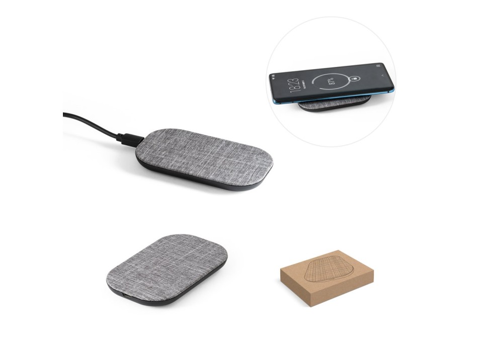 RENEWAL CHARGER. Caricatore wireless veloce da 10W in PET riciclato (100% rPET) FullGadgets.com