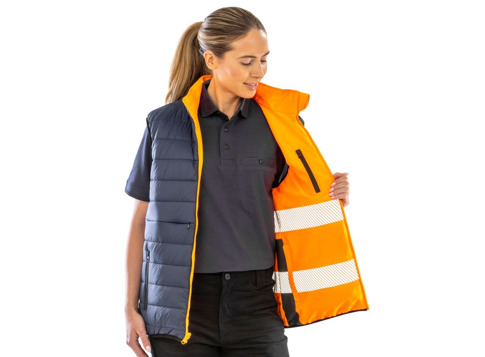 Reversible Soft Padded Safety Gilet FullGadgets.com