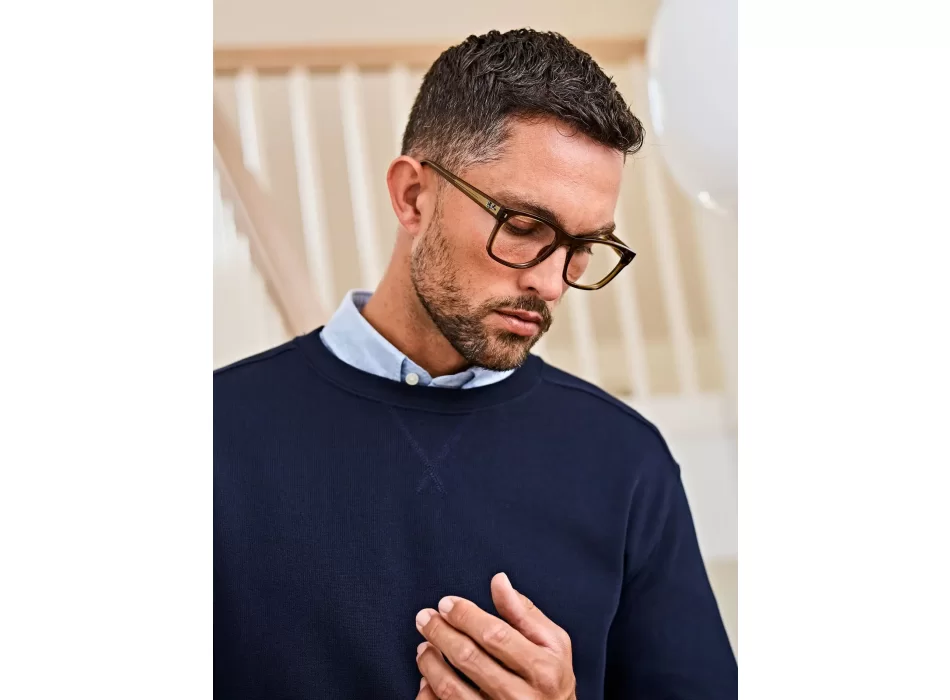 Ribbed Interlock Crew Neck FullGadgets.com