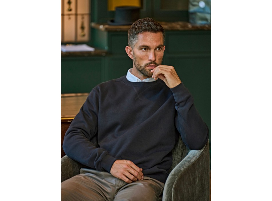 Ribbed Interlock Crew Neck FullGadgets.com