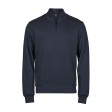 Ribbed Interlock Half Zip FullGadgets.com