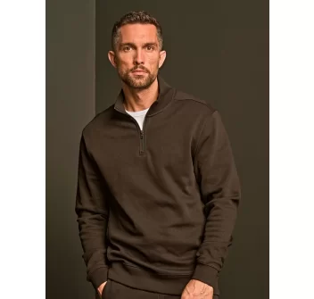 Ribbed Interlock Half Zip FullGadgets.com