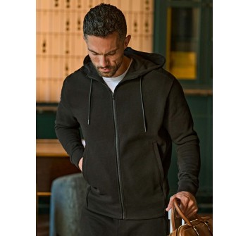Ribbed Interlock Hooded Full Zip FullGadgets.com