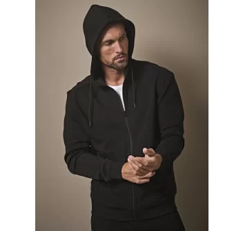 Ribbed Interlock Hooded Full Zip FullGadgets.com