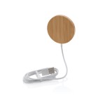 Ricaricatore wireless magnetico 10W in bambù FullGadgets.com