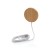 Ricaricatore Wireless Magnetico 10W Personalizzabile in Bambù