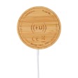 Ricaricatore wireless magnetico 10W in bambù FullGadgets.com