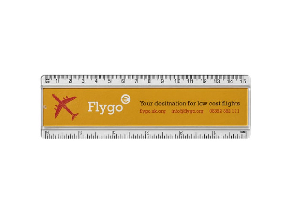 Righello Ellison da 15 cm in plastica con inserto di carta FullGadgets.com