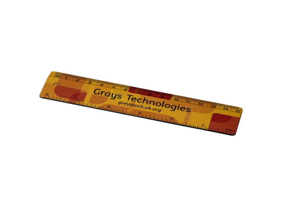 Righello Terran da 15 cm in plastica riciclata al 100% FullGadgets.com