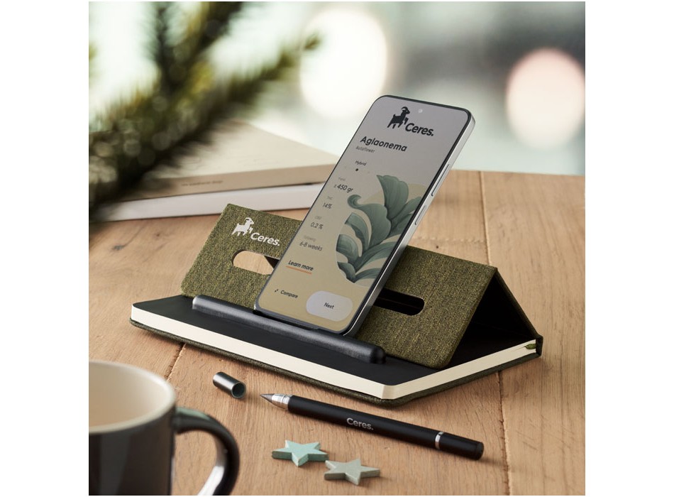 RINBOOK - Notebook A5 con porta telefono FullGadgets.com