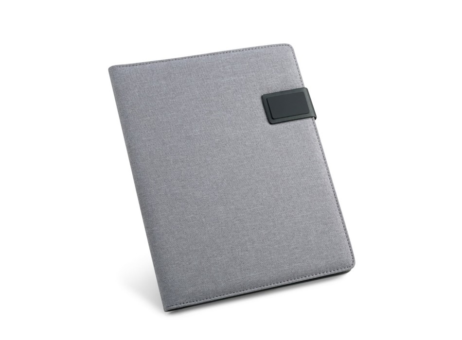 RIORDAN. Cartella A4 in PU e imitazione lino con blocco pagine a righe FullGadgets.com