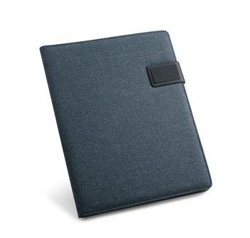 RIORDAN. Cartella A4 in PU e imitazione lino con blocco pagine a righe FullGadgets.com