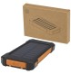 Robusto power bank a energia solare da 5.000 mAh e 10 W in plastica riciclata con torcia incorporata Altair FullGadgets.com