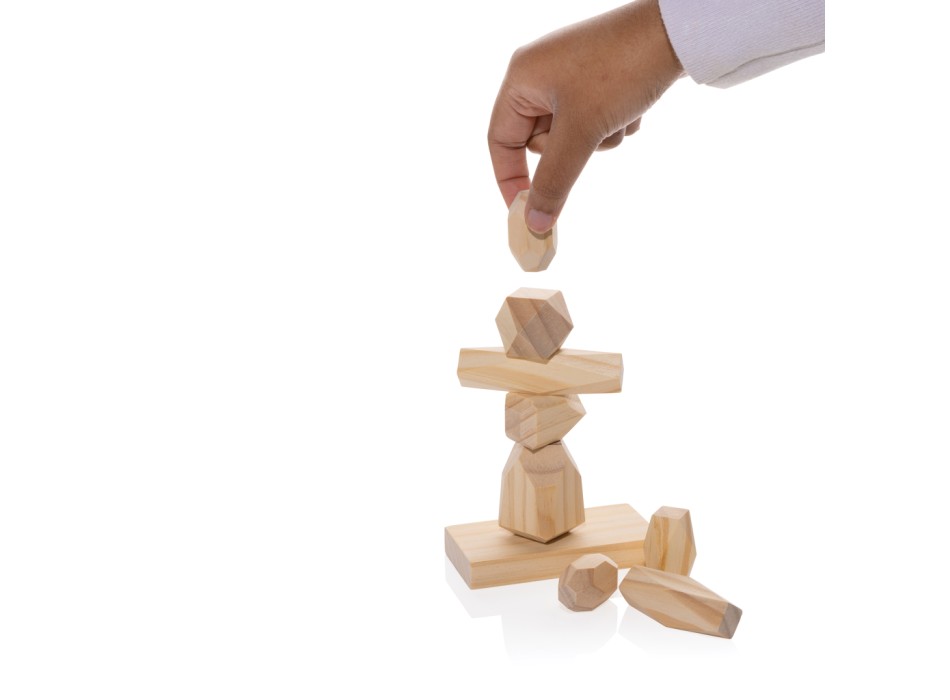 Rocce di bilanciamento in legno Ukiyo Crios in astuccio FullGadgets.com