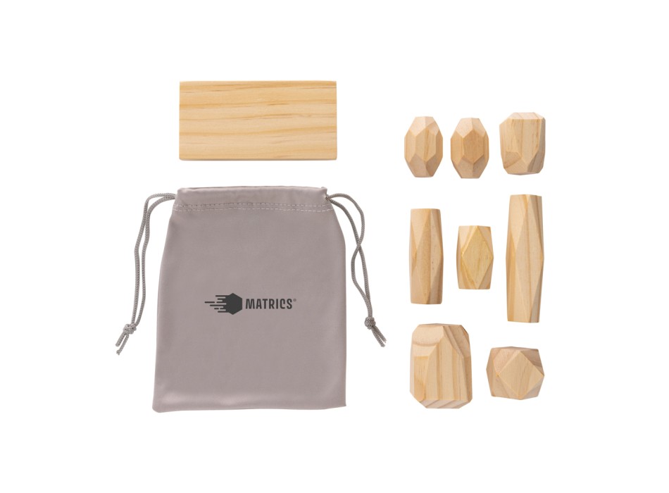 Rocce di bilanciamento in legno Ukiyo Crios in astuccio FullGadgets.com