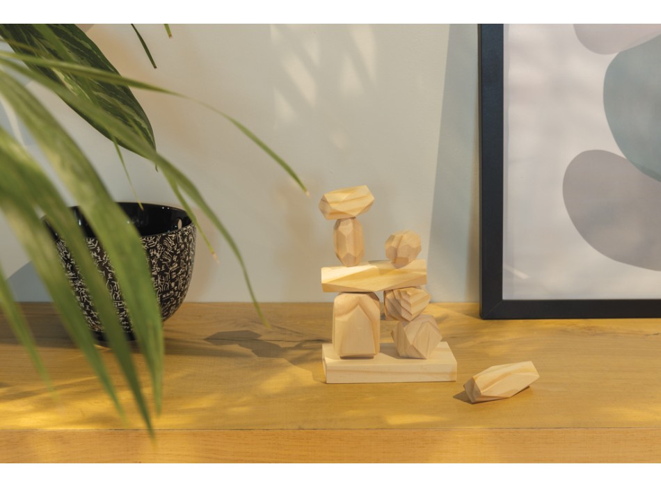 Rocce di bilanciamento in legno Ukiyo Crios in astuccio FullGadgets.com