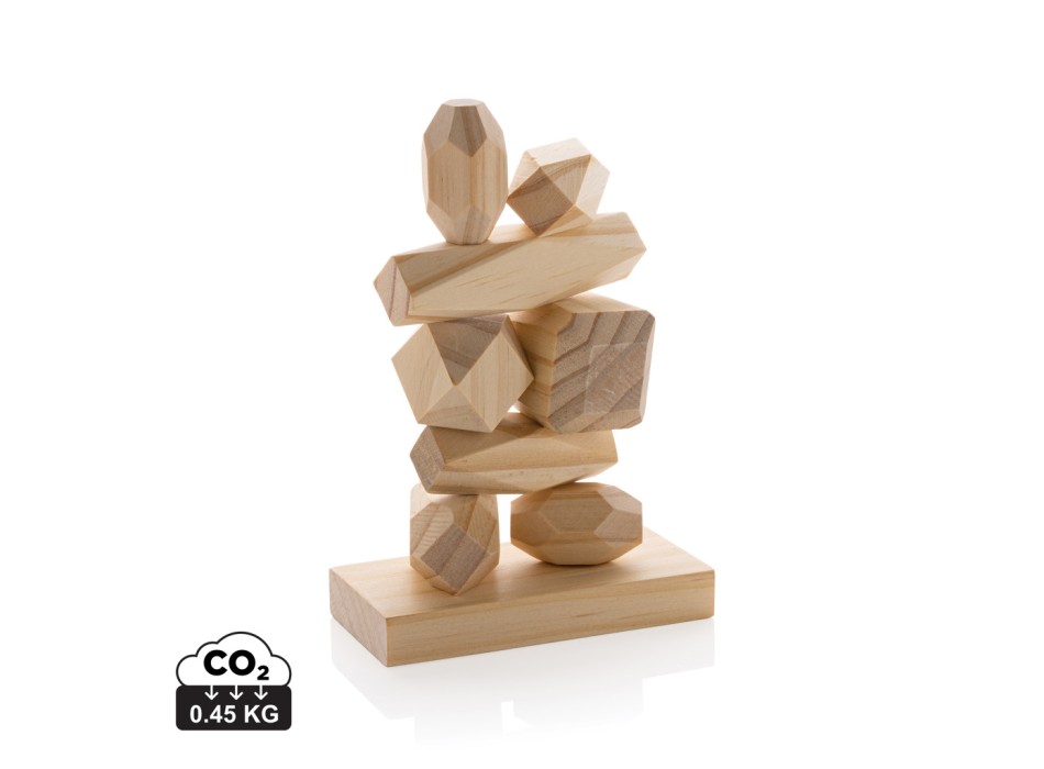 Rocce di bilanciamento in legno Ukiyo Crios in astuccio FullGadgets.com