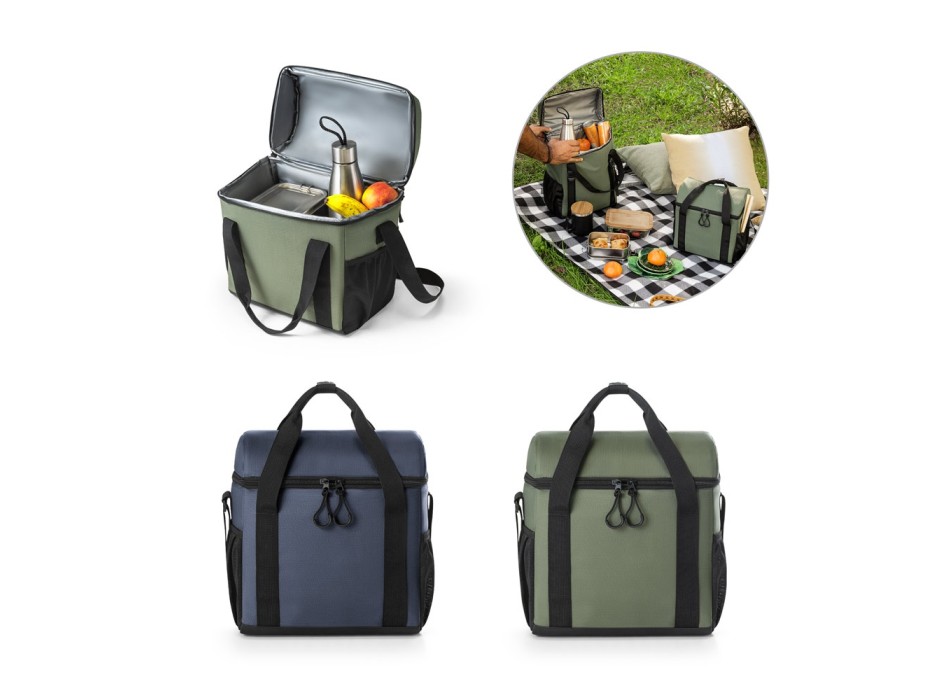 ROMA M. Borsa termica imbottita in poliestere riciclato 600D ripstop 11 L FullGadgets.com