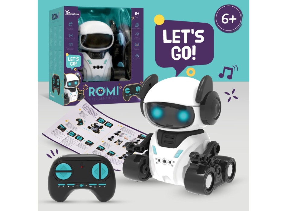 ROMI INTELLIGENT ROBOT. Giocattolo educativo per bambini FullGadgets.com